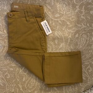 NWT Old Navy Kids Khaki Skinny Pants Built in Flex Size 6